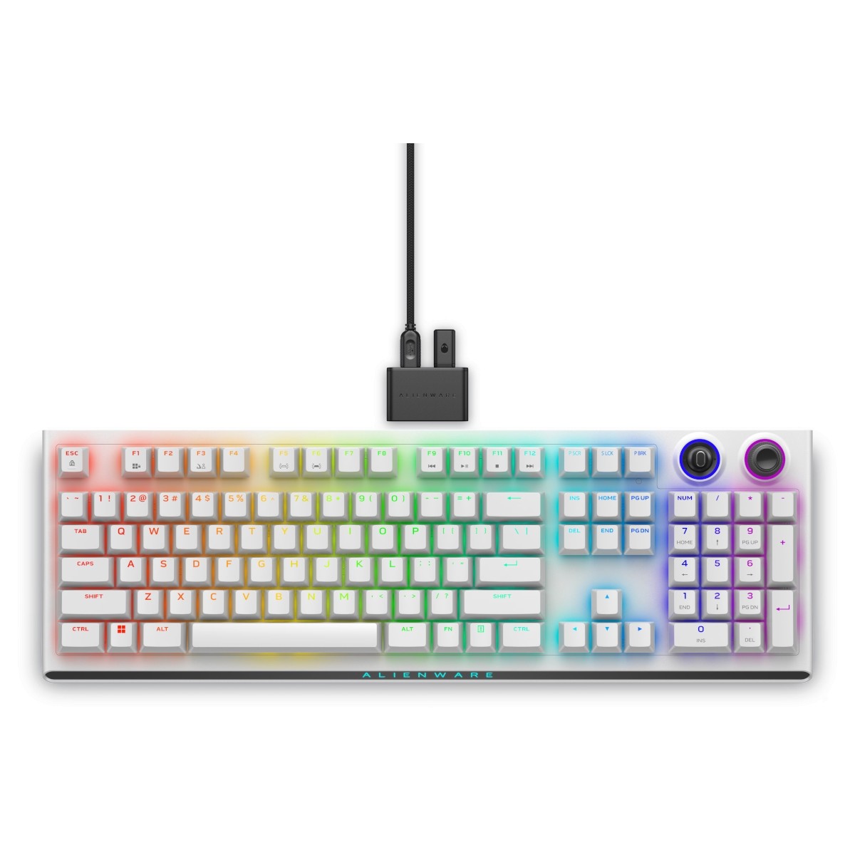 Alienware Tri-Mode Wireless Gaming Keyboard - AW920K (QWERTY) (Lunar Light)