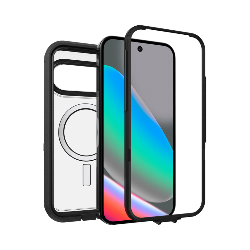 OtterBox Defender Pro XT Clear Magnets Google Pixel 10/Pixel 10 Dark Side - black