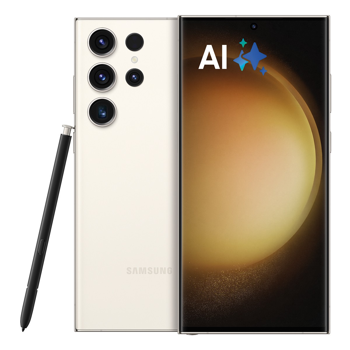 Samsung Galaxy S23 Ultra 5G 8GB+256GB Cream EU 17,31cm (6,8") OLED Display, Android 13, 200MP Quad-Kamera