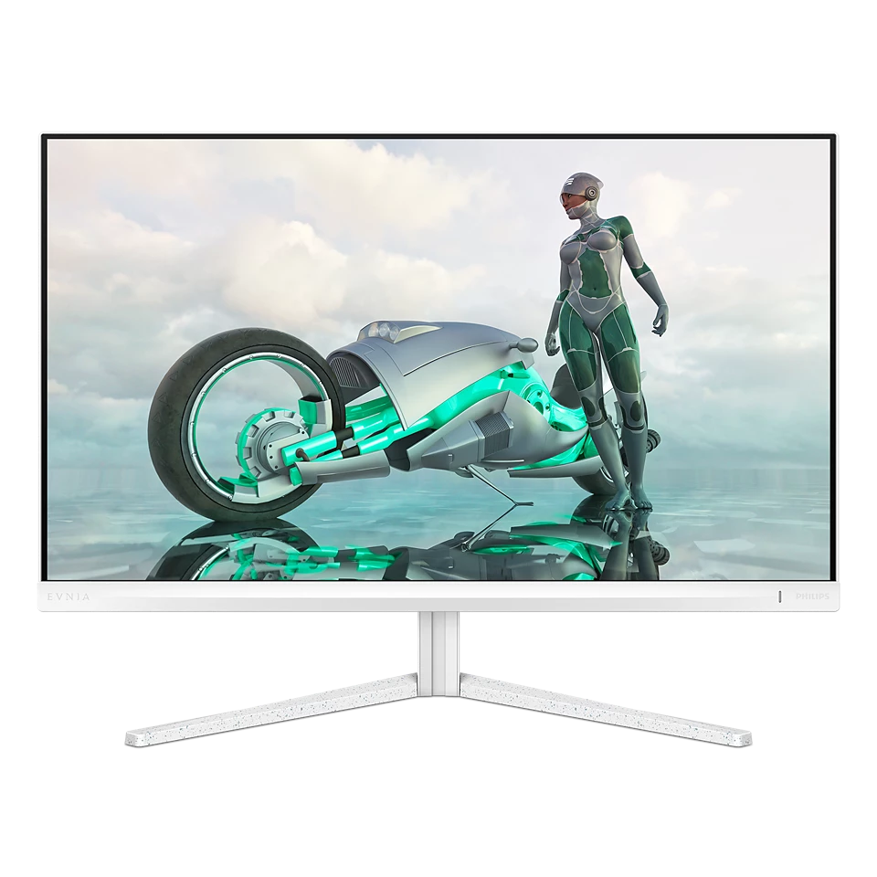 Philips Evnia 27M2N3201A 27 Zoll Full HD Gaming Monitor, 180 Hz, 0.5 ms, FreeSync Prem., G-Sync Comp., HDR10 (1920x1080, 2x HDMI