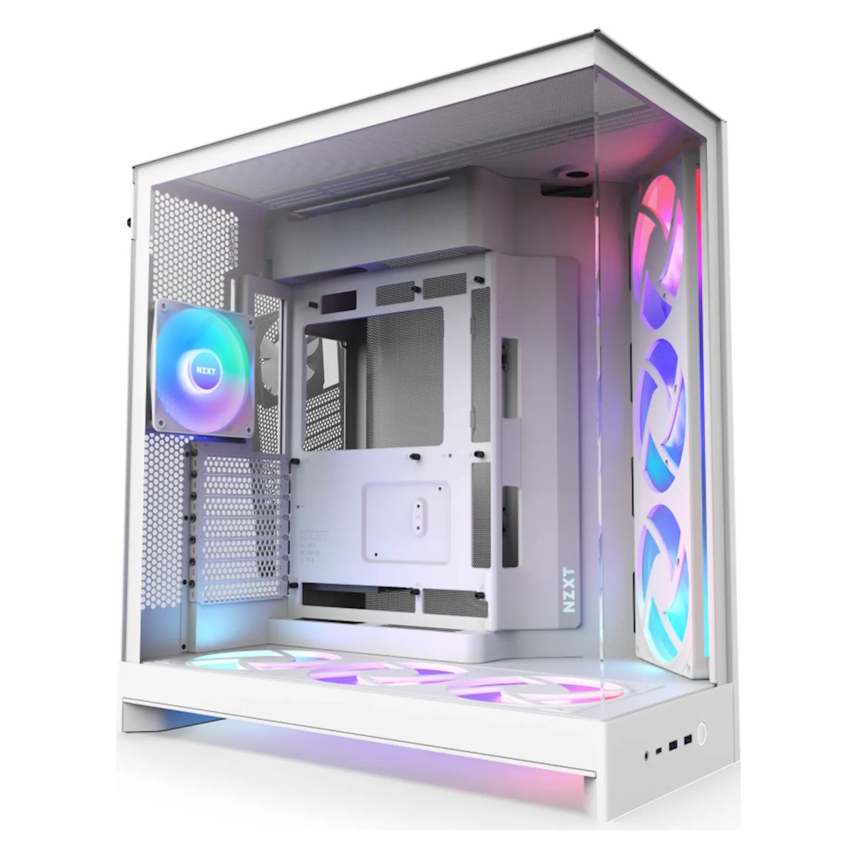 NZXT H9 FLOW RGB+ (2025) weiß | PC-Gehäuse