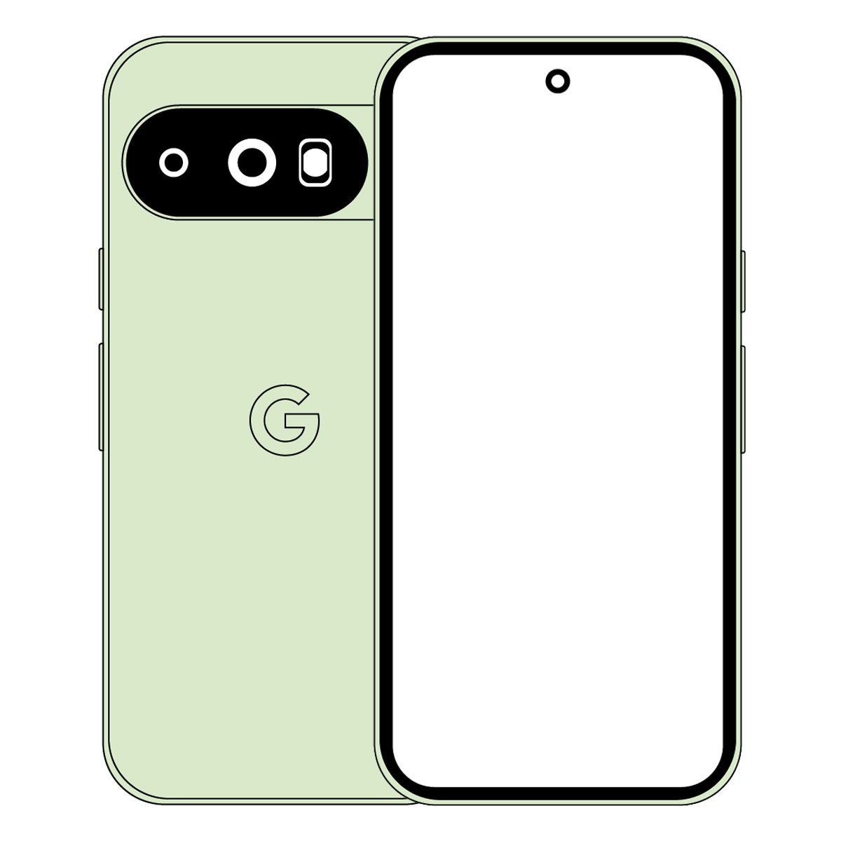 Google Pixel 10 Pro XL 256GB Jade 17,1cm (6,8") LTPO-OLED Display, Android 16 / Pixel UI, 50MP Triple-Kamera