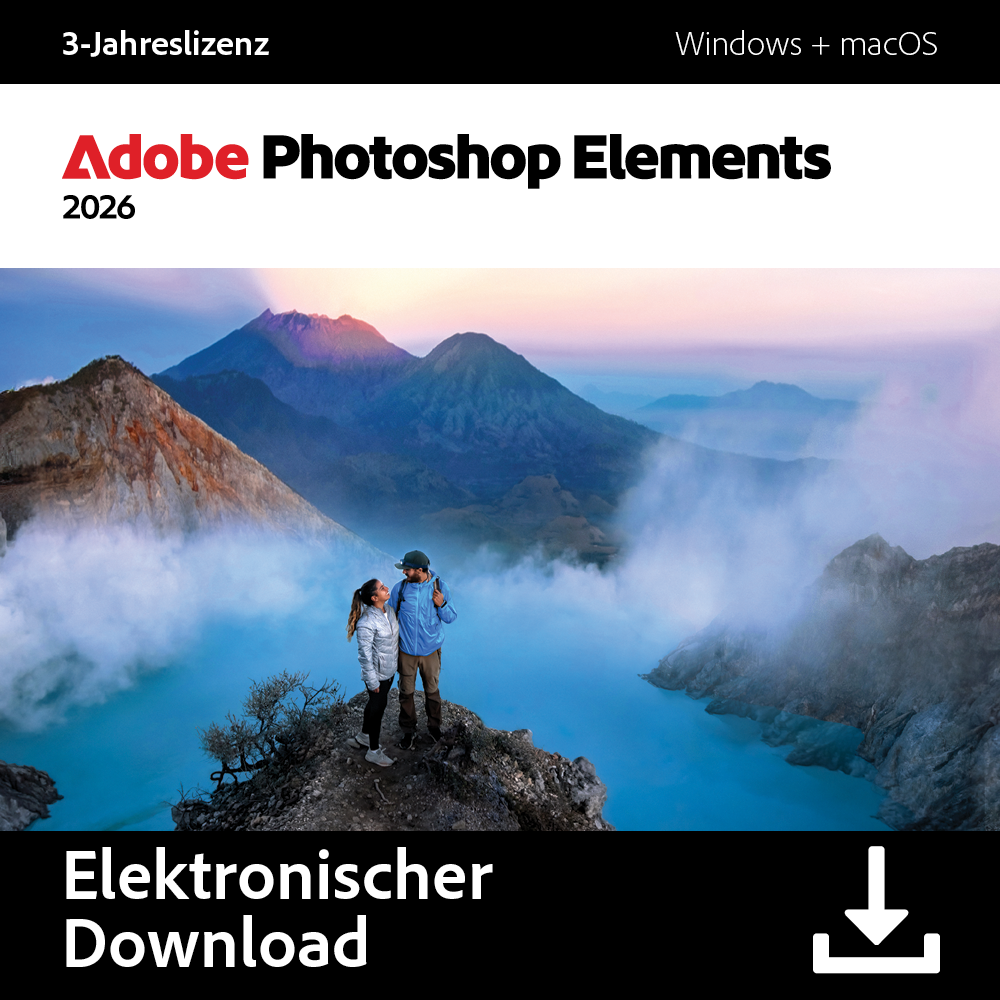 Adobe Photoshop Elements 2026 | 3 Jahre