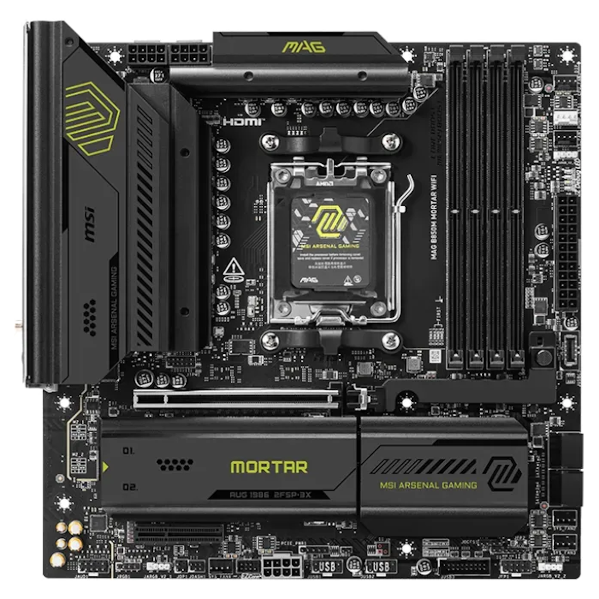 MSI MAG B850M Mortar WIFI Mainboard Sockel AM5