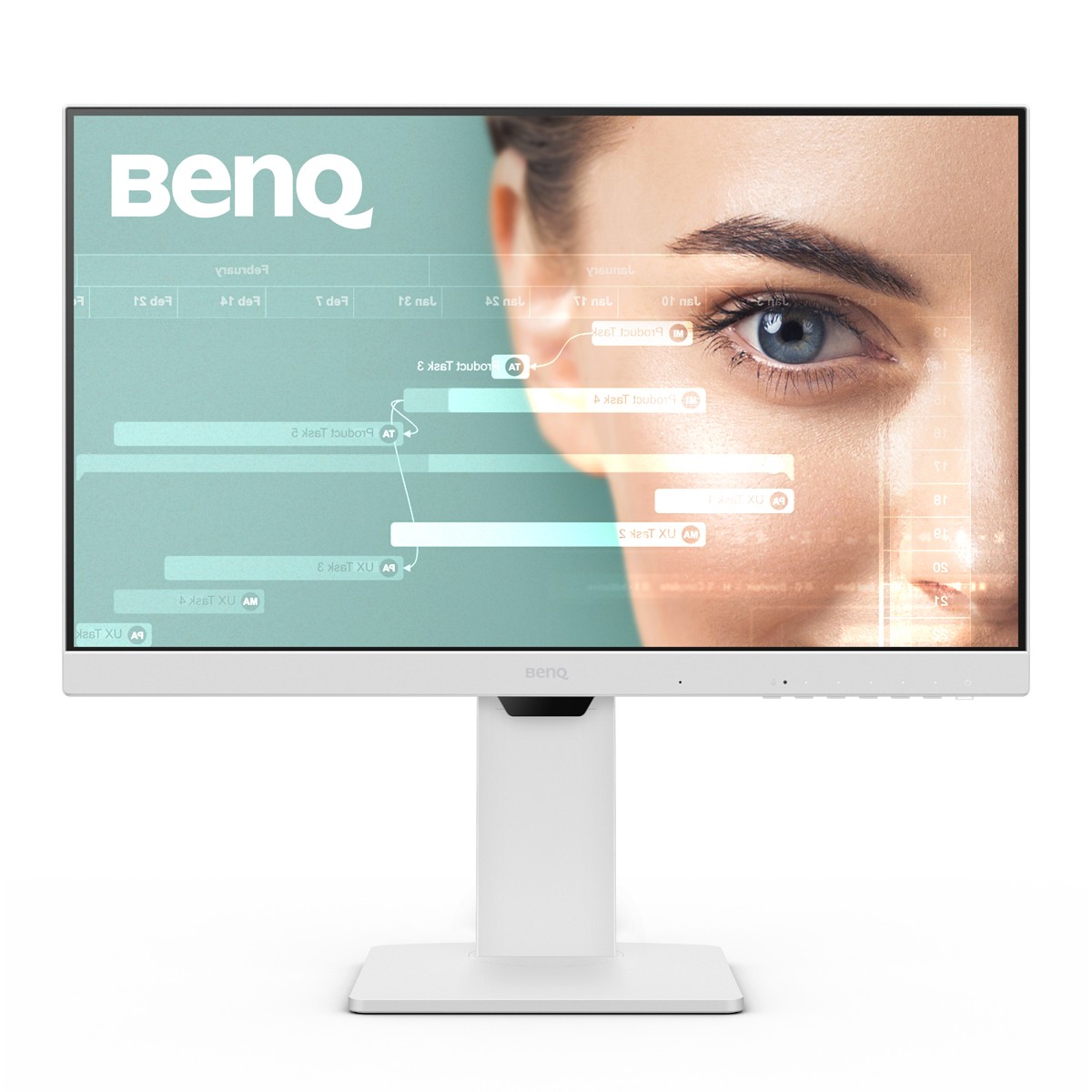 BenQ GW2486TC Monitor 60,5cm (24 Zoll) Full HD, IPS, 5ms, HDMI, DisplayPort, USB-C, USB-A