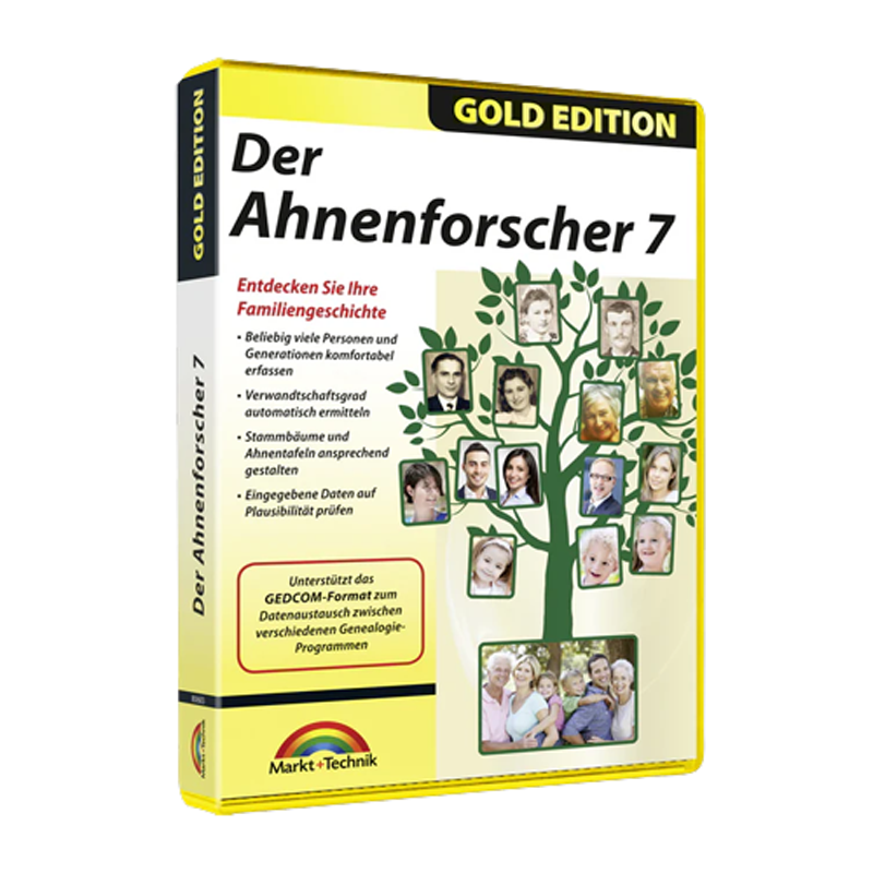 Markt+Technik Ahnenforscher 7 Gold Edition