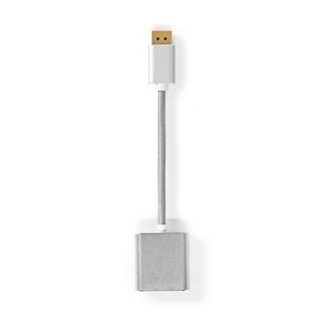 Nedis DisplayPort 0,2 m DVI-Kabel Vergoldet DisplayPort Stecker | DVI-D 24+1-Pin Buchse | 1080p | Vergoldet | 0.20 m | Rund | Ge