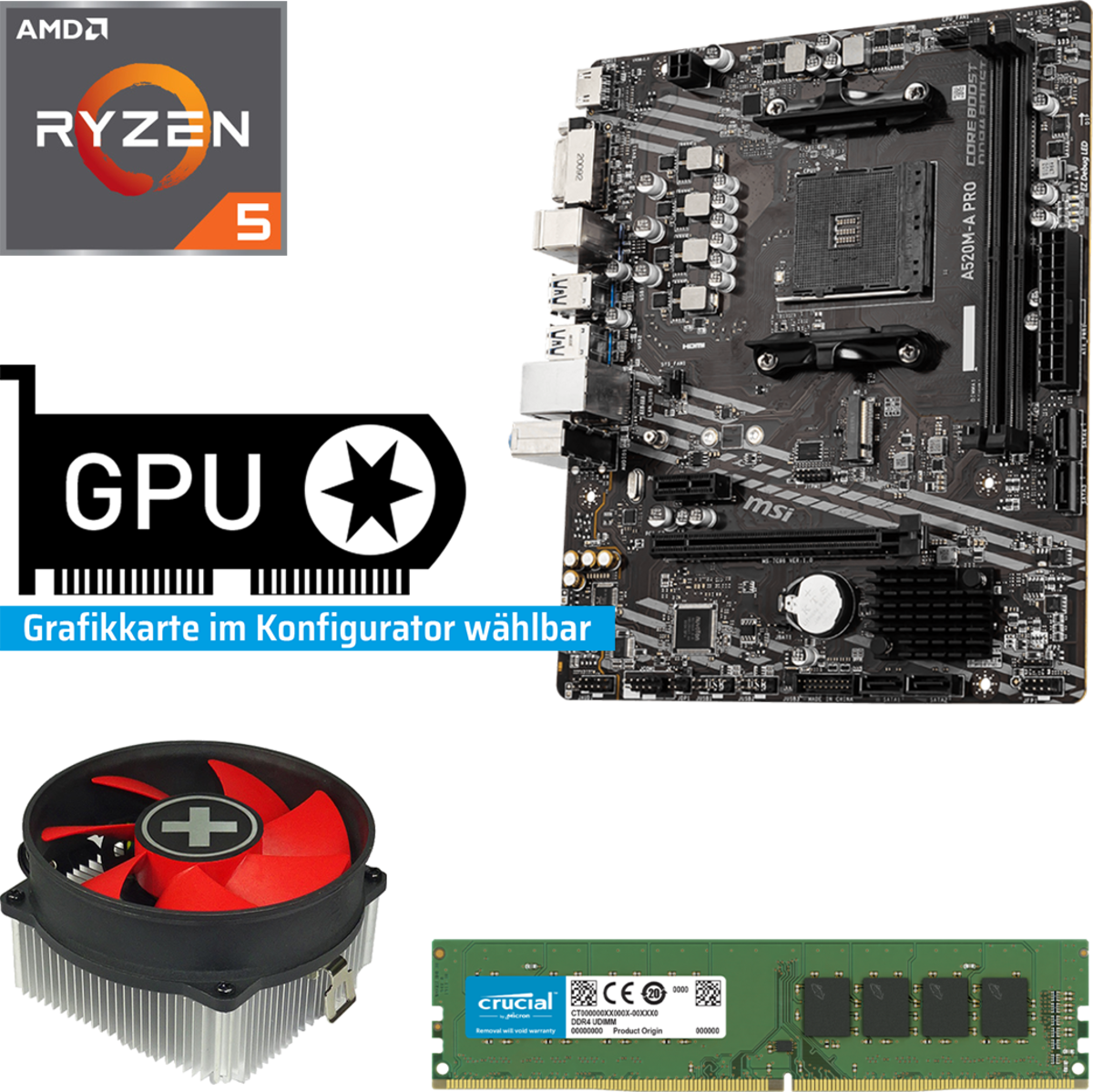 PC Aufrüstkit Entry Gaming PC AO195