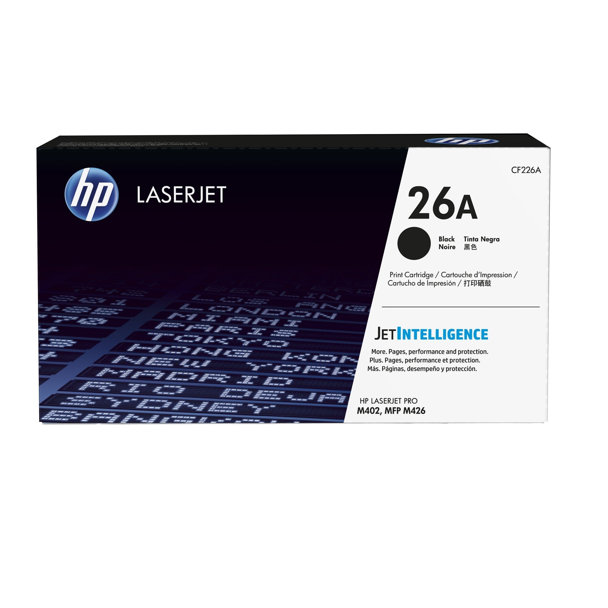 HP 26A (CF226A) LaserJet Tonerkartusche Schwarz Kompatibilität: HP LaserJet Pro MFP M400er, HP LaserJet Pro M400er