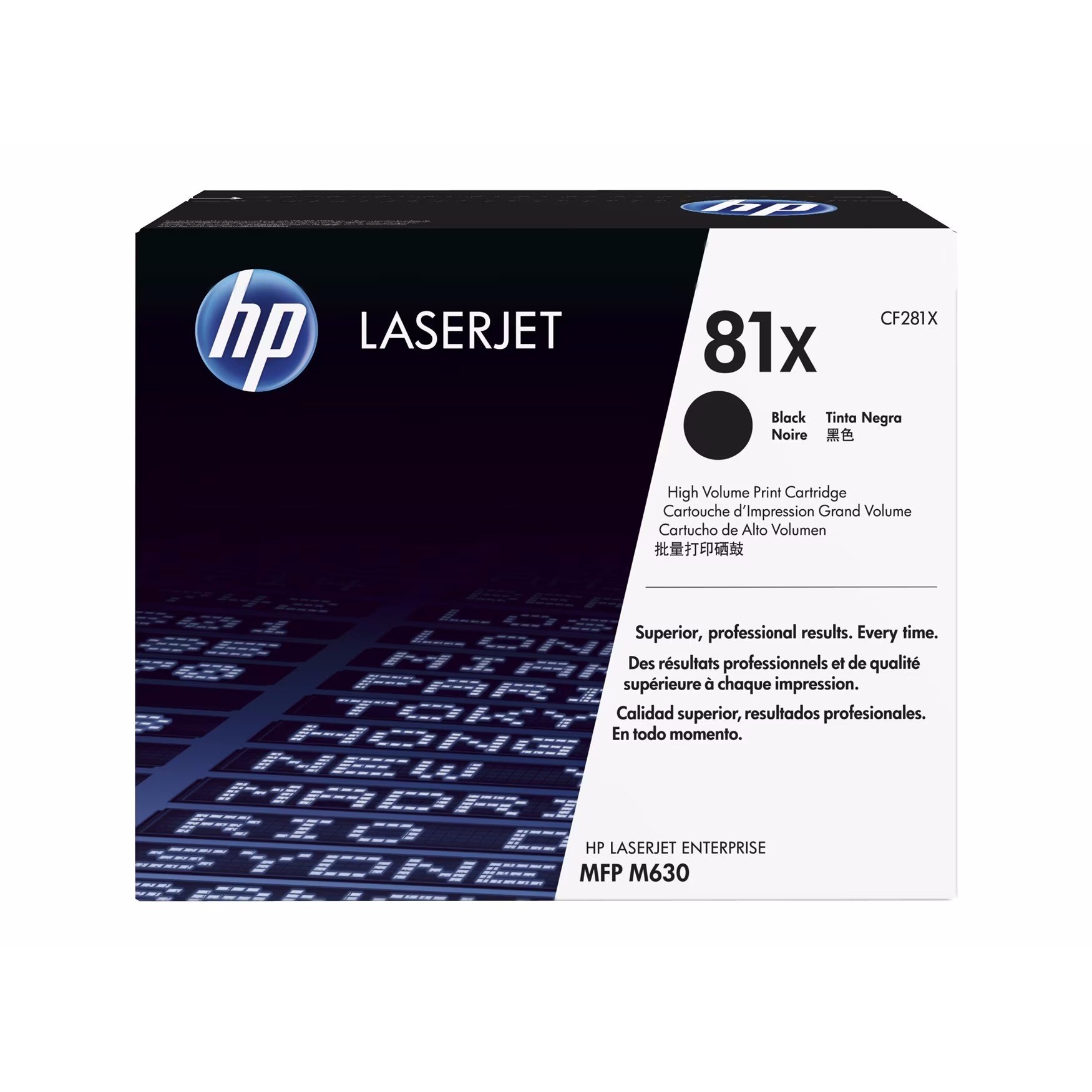 HP 81X (CF281X) Original LaserJet Tonerkartusche Schwarz