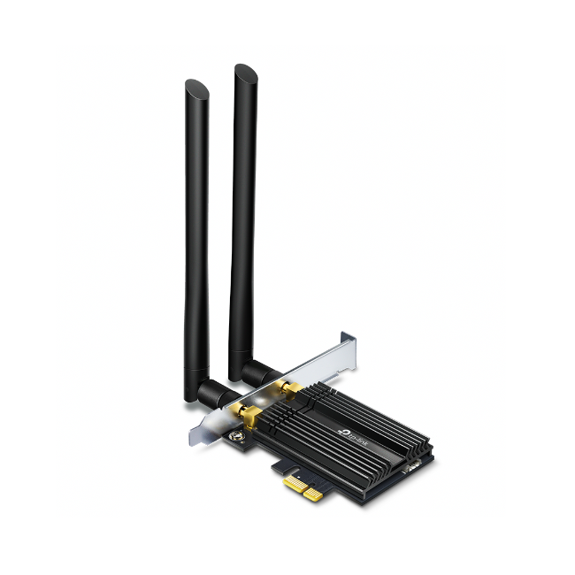 TP-Link Archer TX50E WiFi 6 Bluetooth 5.0 Adapter AX3000 Dualband, PCI Express, 2x Externe Antenne
