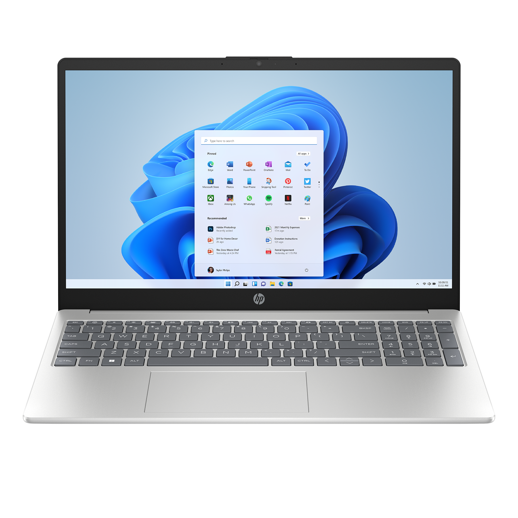 HP 15-fc0153ng 15,6" FHD IPS, AMD Ryzen 5 7520U, 16GB RAM, 512GB SSD, Windows 11