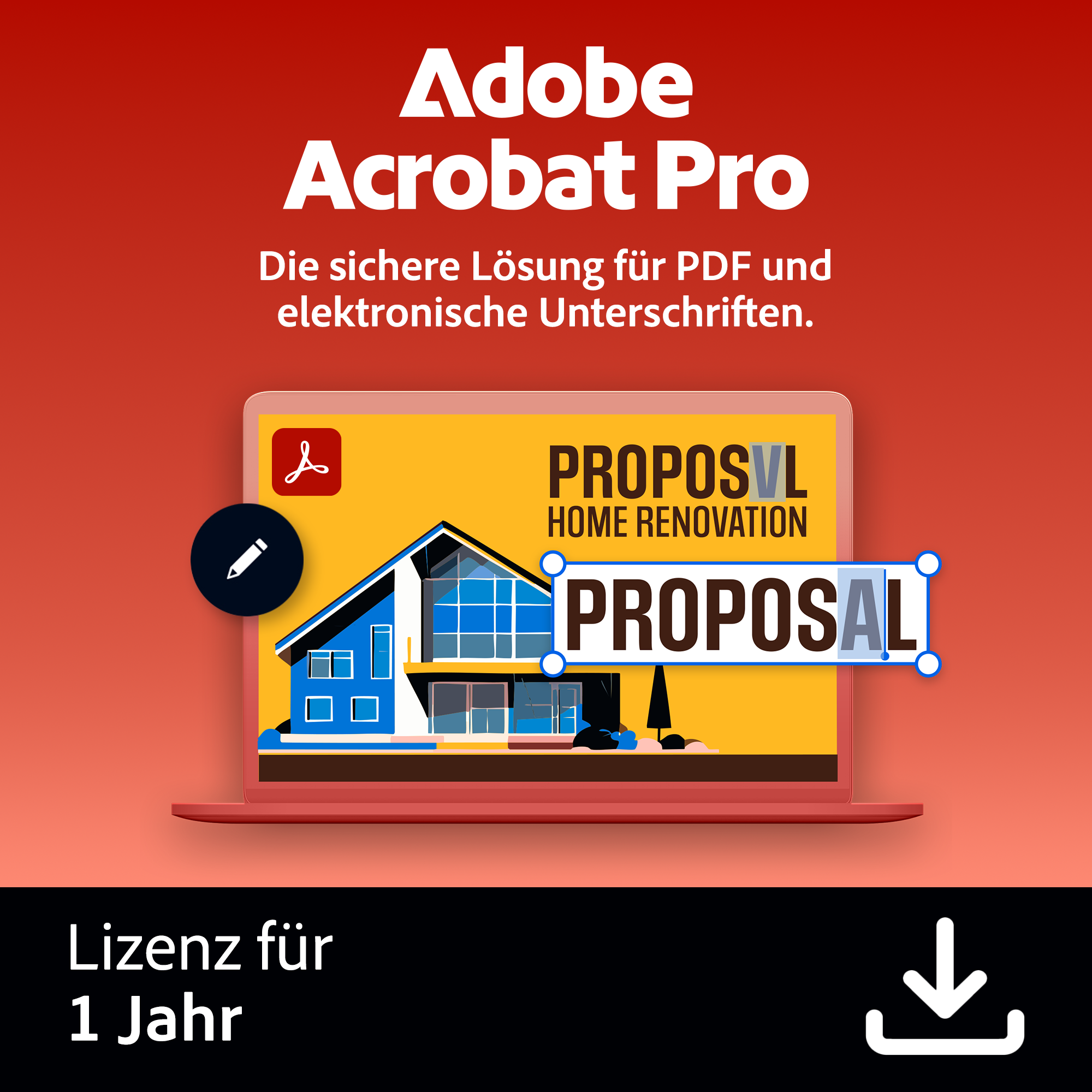 Adobe Acrobat Pro |1 Jahr | PC/Mac