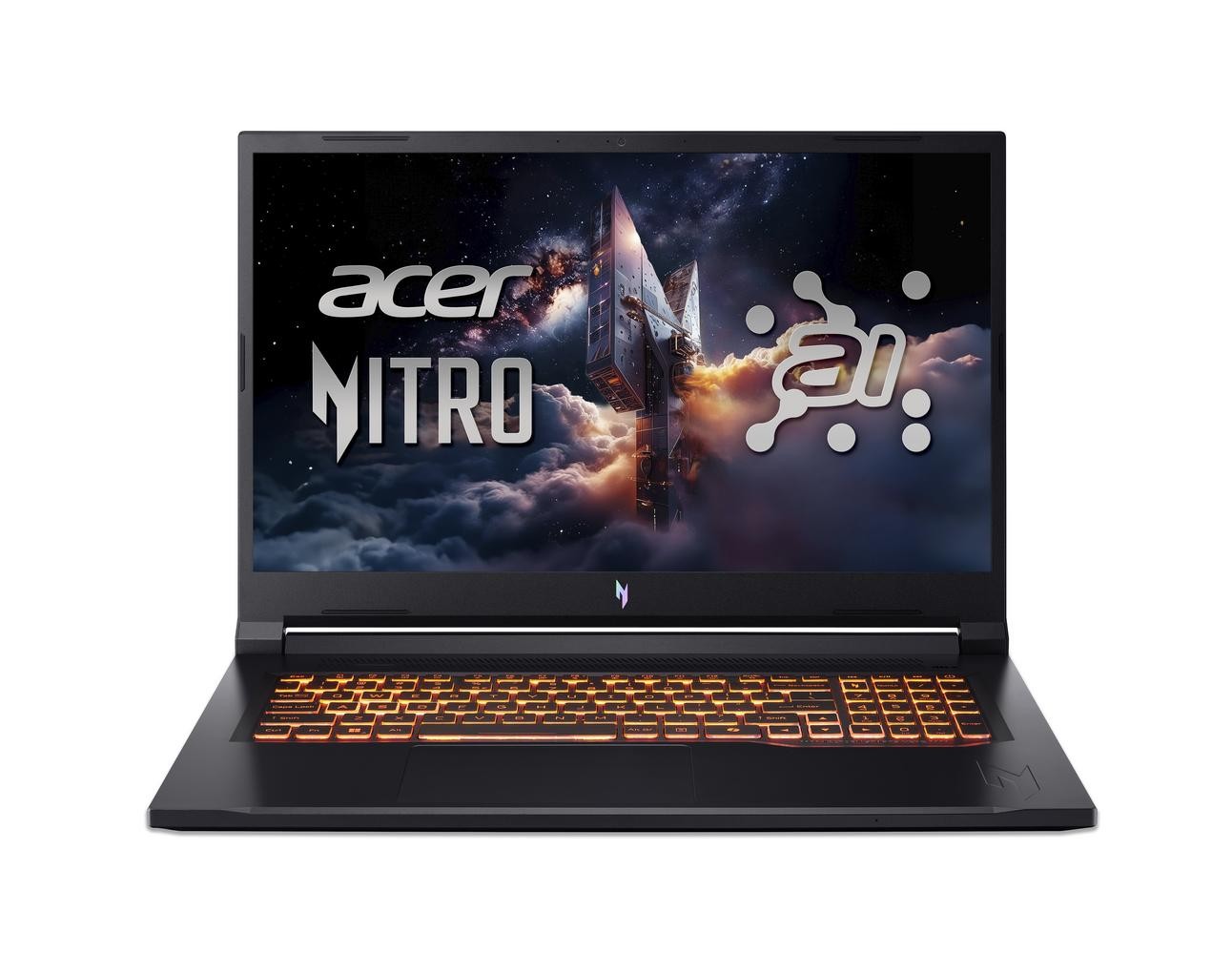 Acer Nitro V17 (ANV17-41-R5GS) Gaming 17,3" Full-HD, 144Hz, Ryzen R5 240 (16 TOPS), 16GB RAM, 1TB SSD, GeForce RTX5050, Linux (e