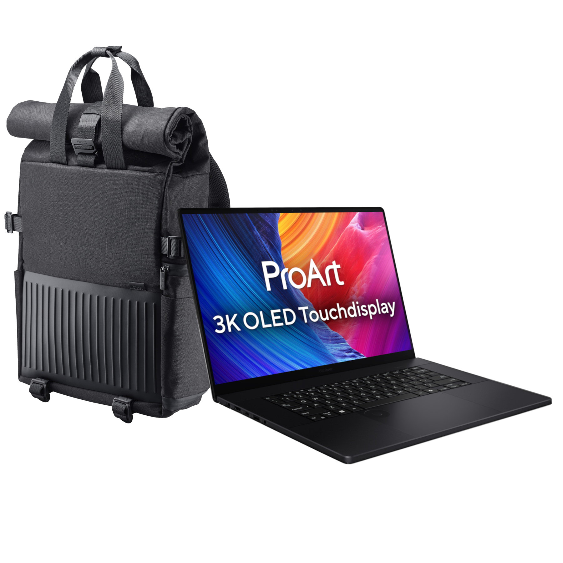 ASUS ProArt P16 H7606WM-RJ050W + ASUS PP4600 PROART BACKPACK - 16" WQXGA+ 120Hz OLED, AMD Ryzen™ AI 9 HX 370, 32GB RAM, 1TB SSD,