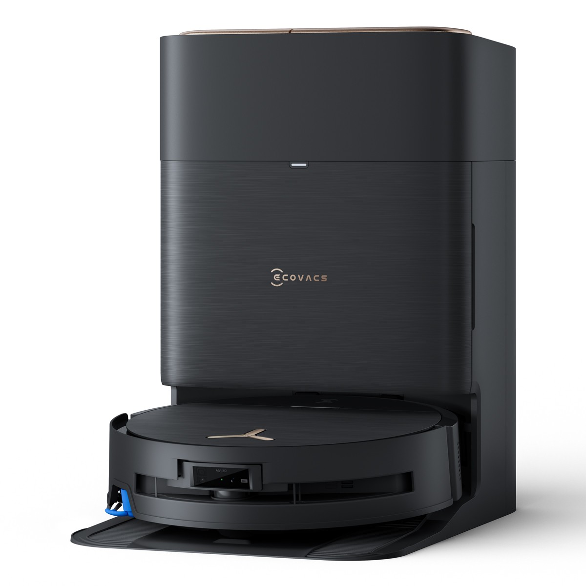 ECOVACS DEEBOT X9 PRO OMNI Schwarz Saug-Wisch-Roboter mit Reinigungsstation