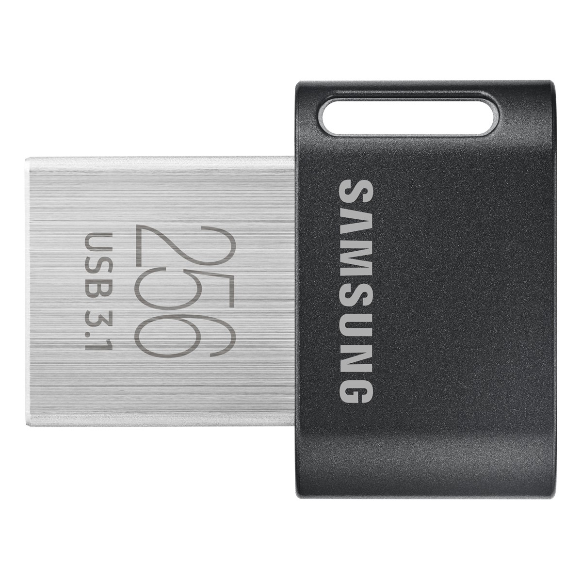 Samsung FIT Plus (2020) Typ-A 256GB USB-Stick Schwarz Ohne Schutzkappe, bis zu 400 MB/s, USB 3.2 Gen 1x1 (5 Gbit/s)