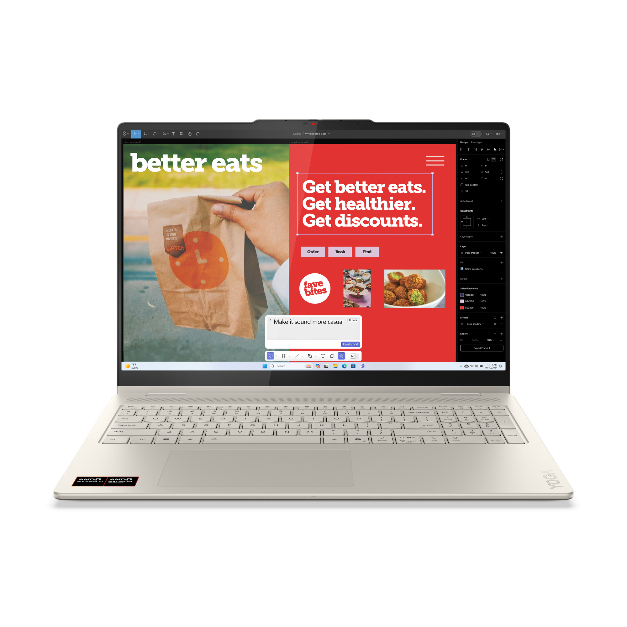 Lenovo Yoga 7 2-in-1 83JU000QGE - 16" 2.8K OLED , AMD Ryzen™ AI 7 350, 16GB RAM, 1TB SSD, Windows 11