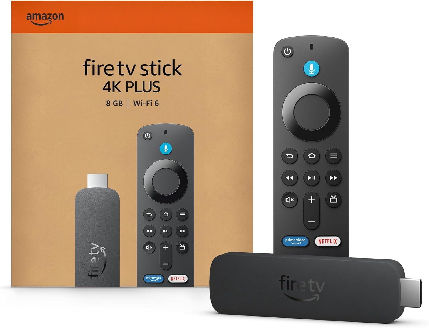 Amazon Fire TV Stick 4K Plus mit Unterstützung für Wi-Fi 6 sowie Streaming in Dolby Vision/Atmos und HDR10+