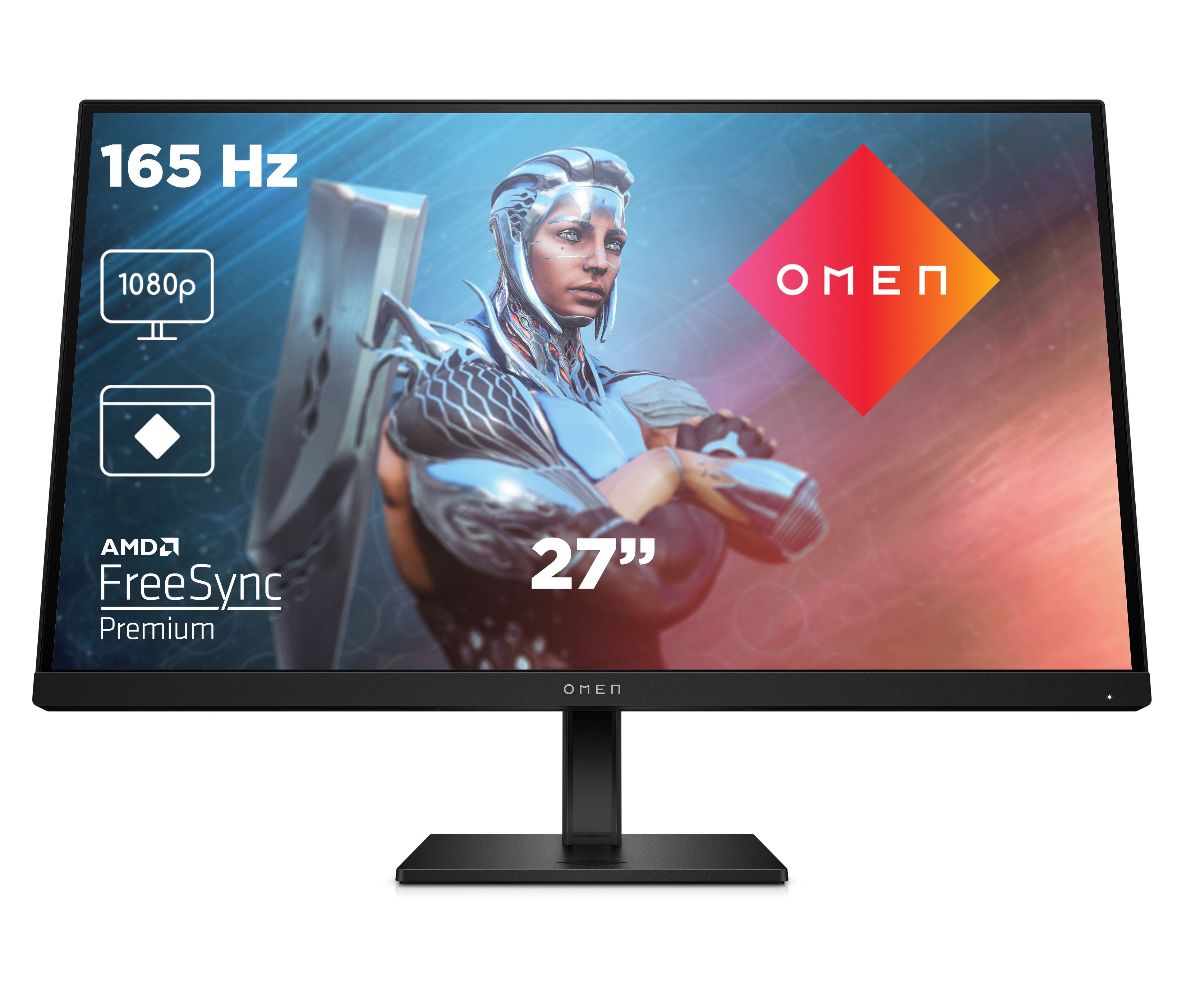 HP Omen 27 (2023) Gaming Monitor - IPS, 165Hz, Höhenverstellung