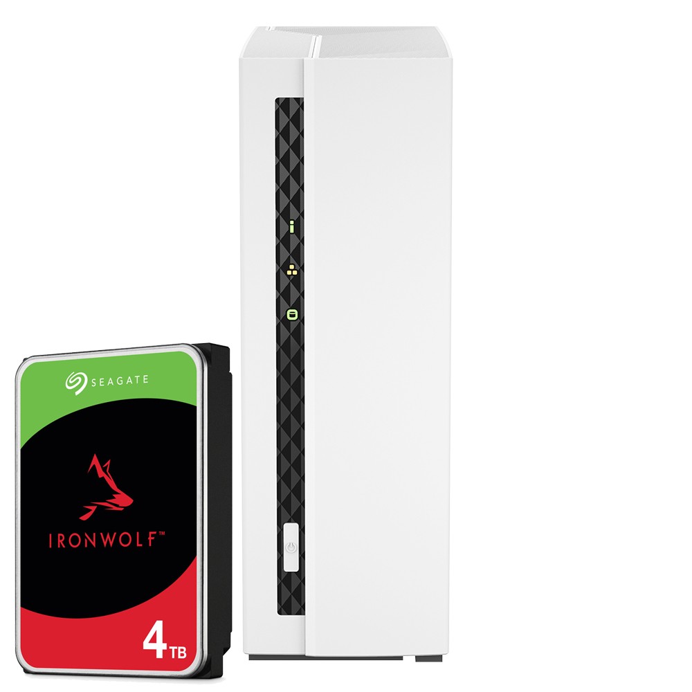 QNAP TS-133 4TB Seagate IronWolf NAS-Bundle NAS inkl. 1x 4TB Seagate IronWolf 3.5 Zoll SATA Festplatte