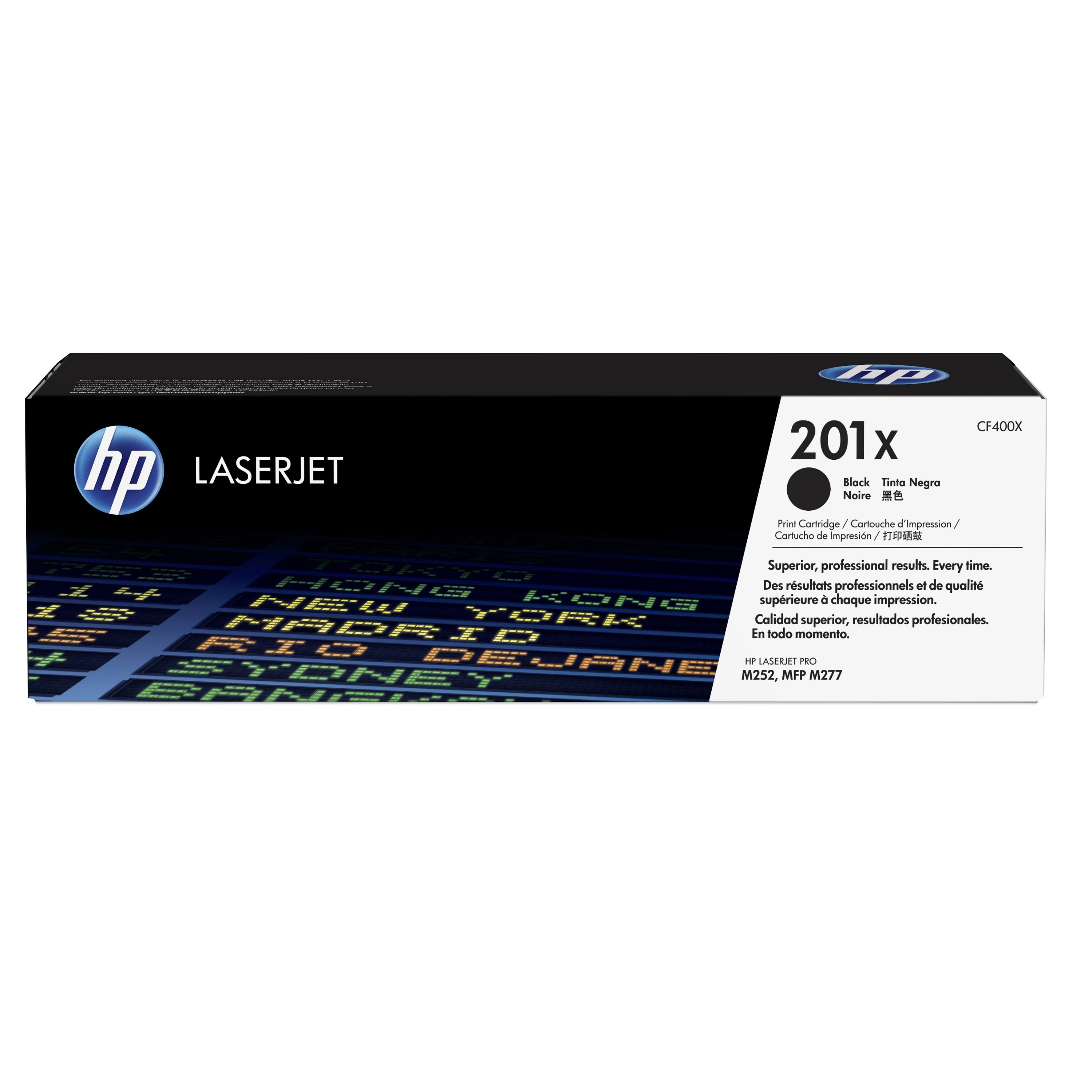 HP 201X (CF400X) LaserJet Tonerkartusche Schwarz Kompatibilität: HP Color LaserJet Pro MFP M274n, M252n