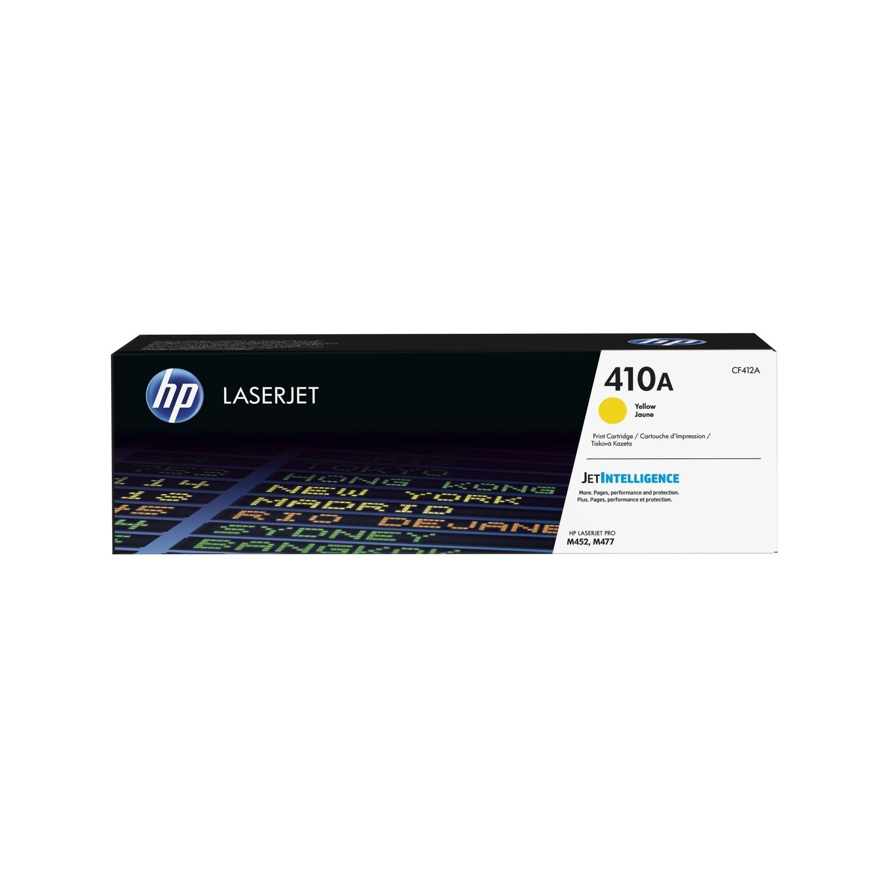 HP 410A (CF412A) Original LaserJet Tonerkartusche Gelb Kompatibilit: HP Color LaserJet Pro (MFP) M300er/ M400er Serie