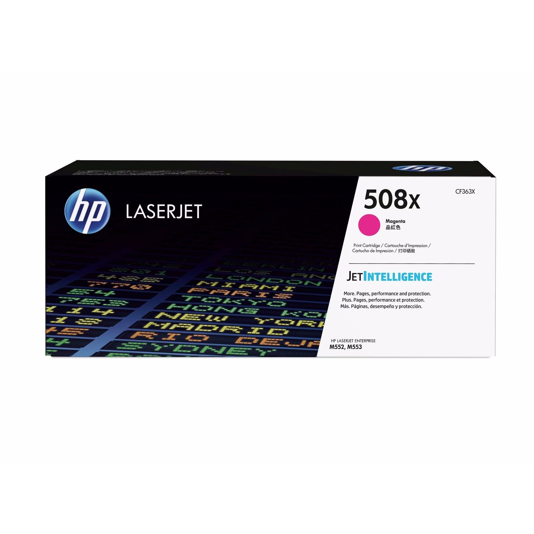 HP 508X (CF363X) Original LaserJet Tonerkartusche Magenta Kompatibilität: HP Color LaserJet Enterprise, LaserJet Managed Serie
