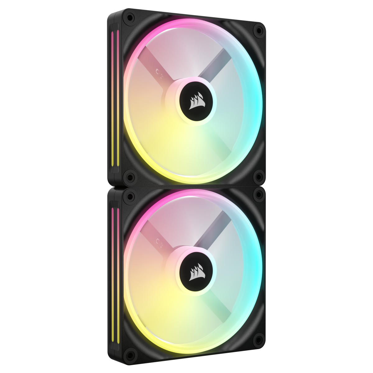 CORSAIR iCUE LINK QX140 RGB Black 2er-Pack | Gehäuselüfter