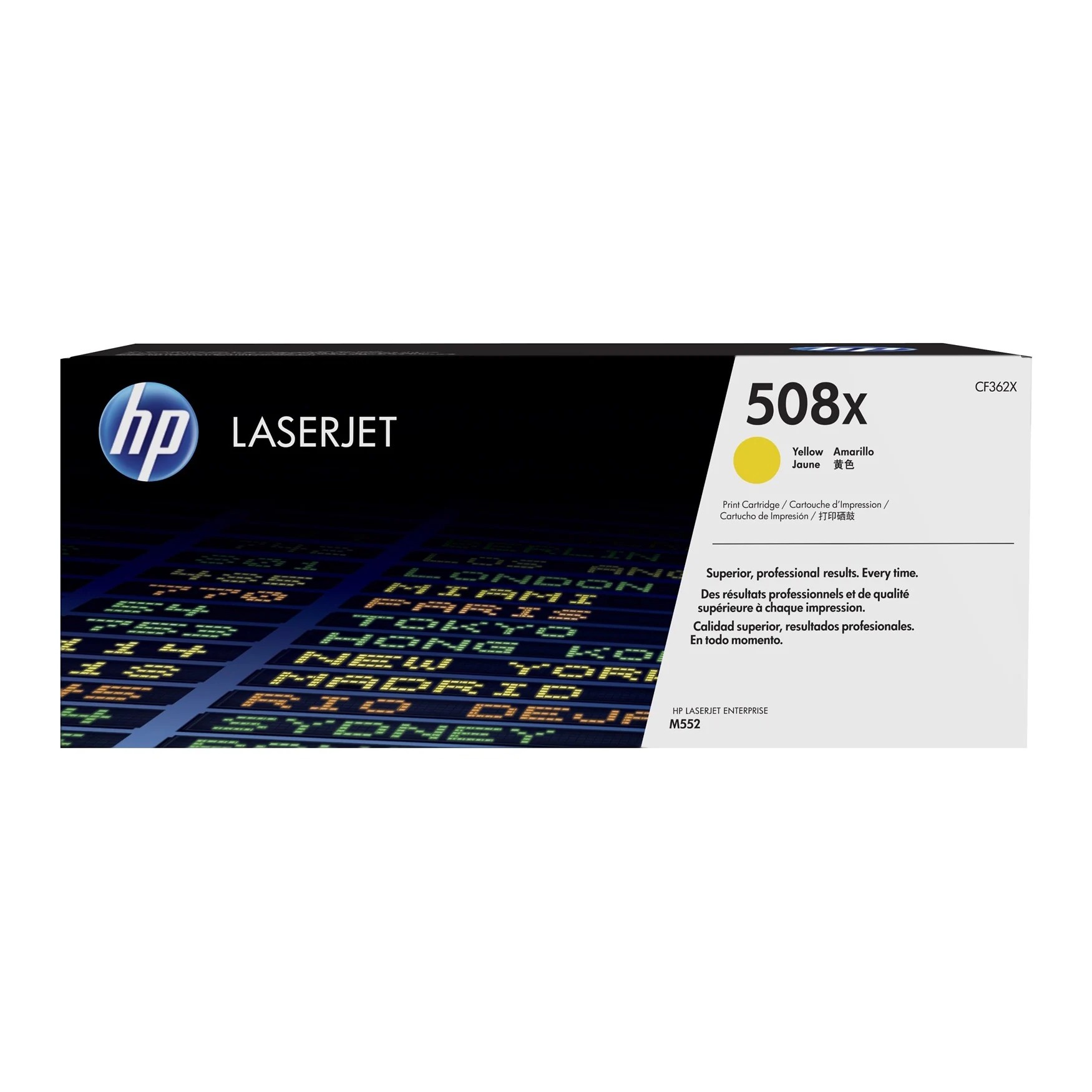 HP 508X (CF362X) Original LaserJet Tonerkartusche Gelb Kompatibilität: HP Color LaserJet Enterprise M-Serie
