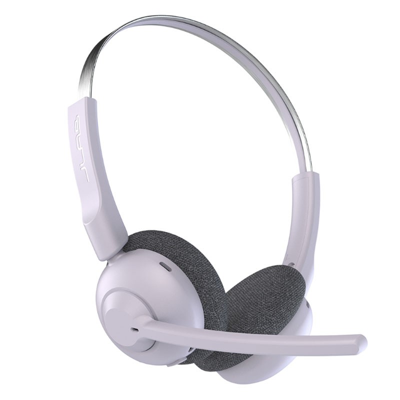 JLab GO Work Pop Wireless On-Ear Bluetooth Kopfhörer 50h Stunden Spielzeit, Mikrofonarm, Bluetooth-Multipoint-Technologie