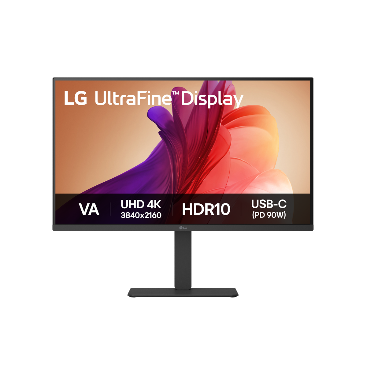 LG 32U720A-B Office Monitor - 4K UHD - 31.5" (80cm) 4K UHD, VA, 60Hz, HDR10, 2x HDMI 2.0, 1x DisplayPort 1.4, 1x USB-C, 2 x USB 