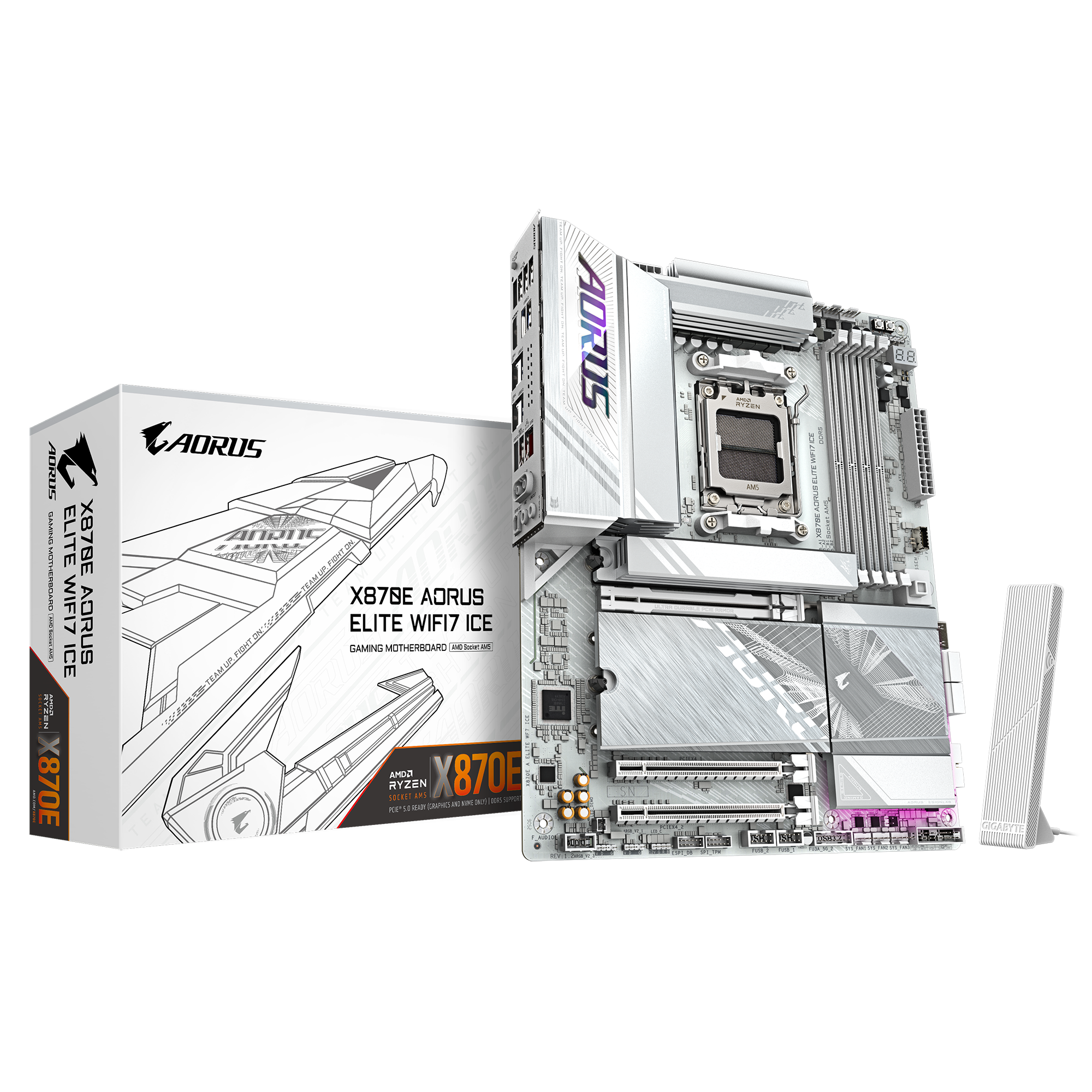 GIGABYTE X870E AORUS Elite WIFI7 ICE Mainboard Sockel AM5