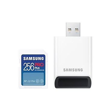Samsung SD Card PRO Plus (2023) 256GB inkl. USB-Kartenleser