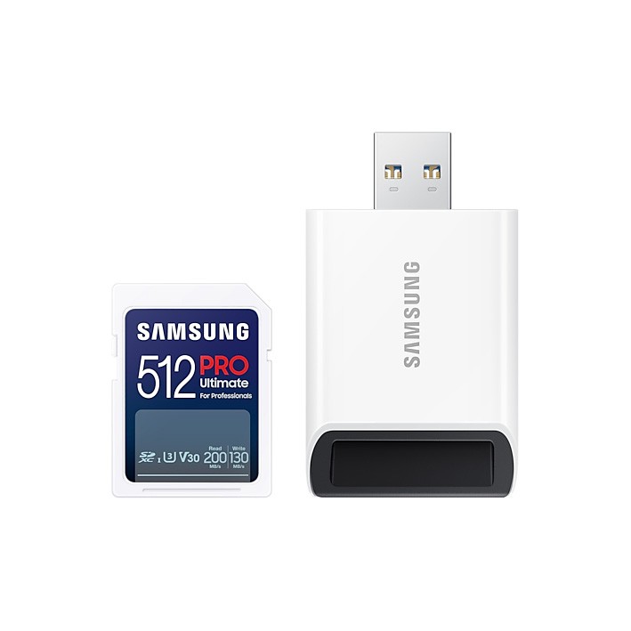 Samsung SD Card PRO Ultimate 512GB inkl. USB-Kartenleser