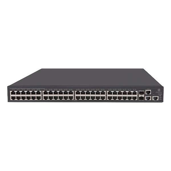 HPE OfficeConnect 1950 48G 2SFP+ 2XGT PoE+ Switch [mit Festanschluss, Web-Managed]