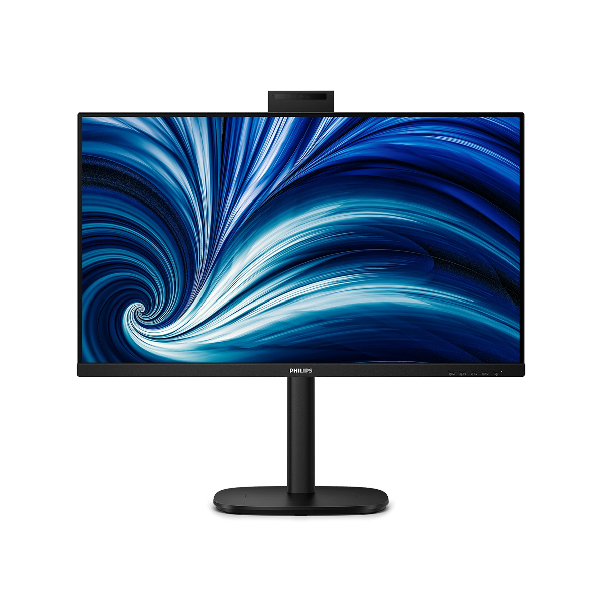 Philips 32B2U3601H Office Monitor 32 Zoll Quad HD Monitor, höhenverstellbar, Lautsprecher, Webcam, schwarz