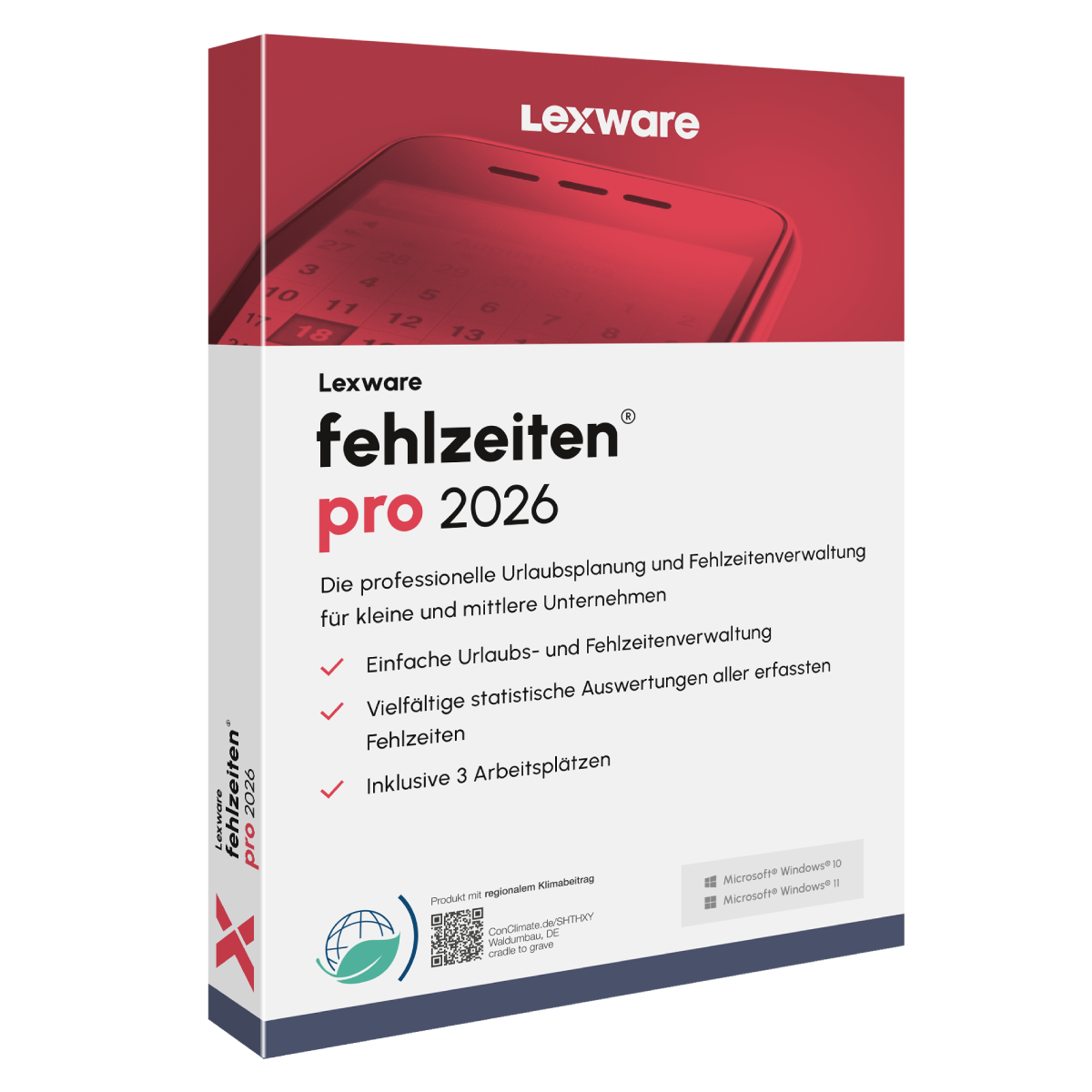 Lexware fehlzeiten pro 2026 Jahresversion (365-Tage)