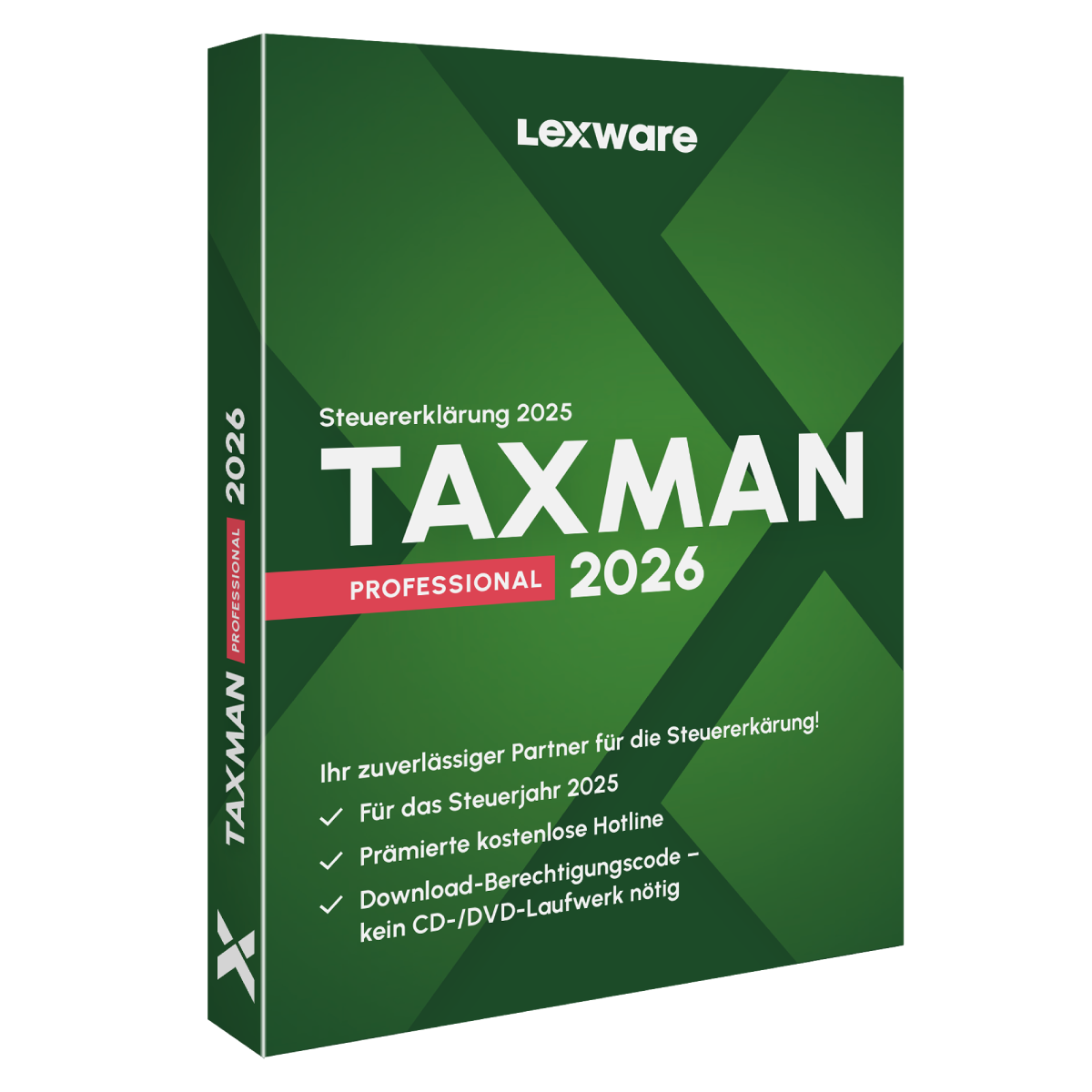TAXMAN professional 2026 (1-Platz Lizenz)