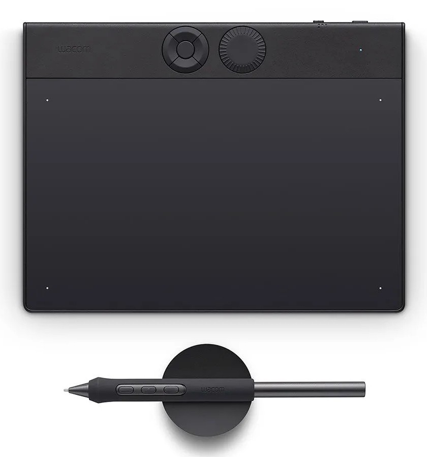 Wacom Intuos Pro Pen Tablet Small Superschlankes und leichtes Grafiktablet, Anpassbare ExpressKeys, incl. Wacom Pro Pen 3