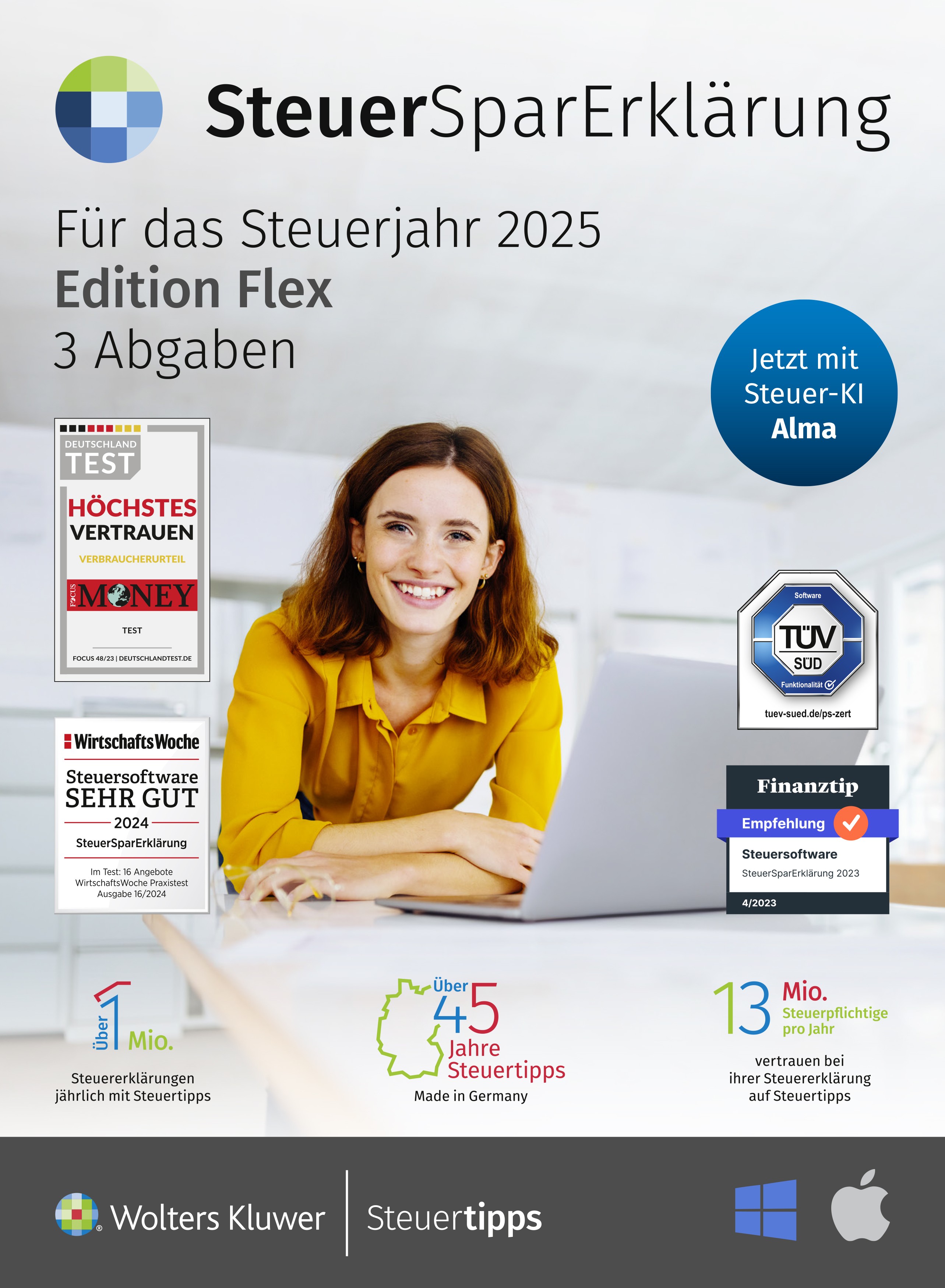 Steuertipps SteuerSparErklärung flex 2026 Steuerjahr 2025