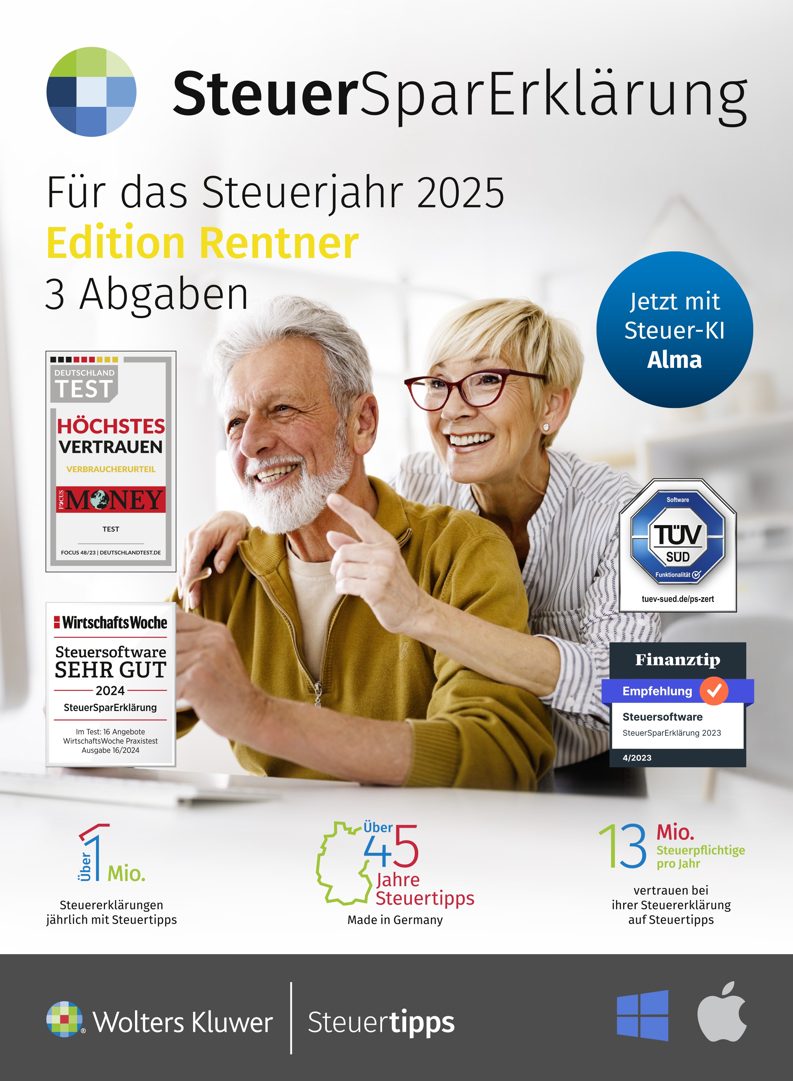 Steuertipps SteuerSparErklärung für Rentner 2026 Steuerjahr 2025