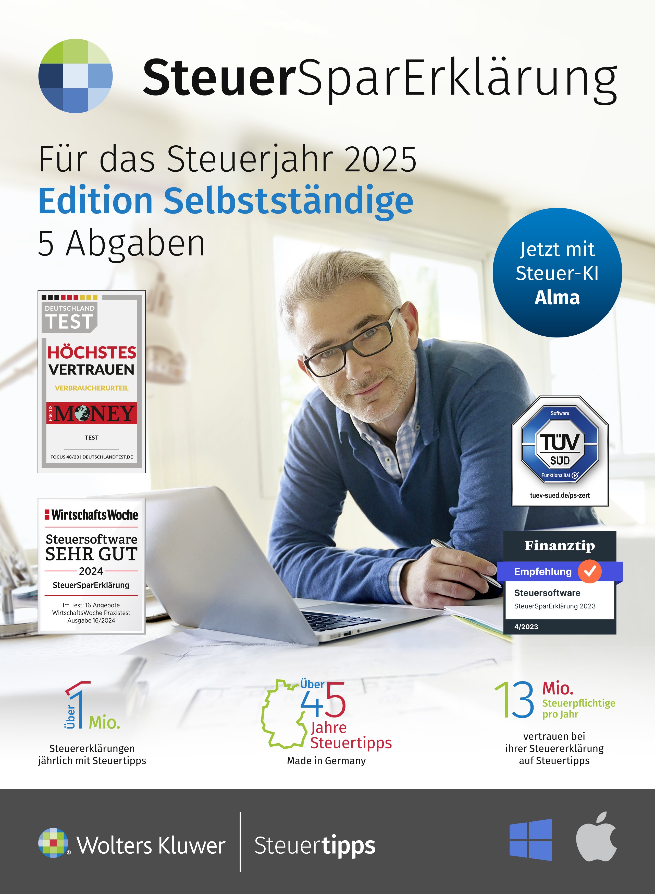 Steuertipps SteuerSparErklärung Selbstständige 2026 (Steuerjahr 2025)