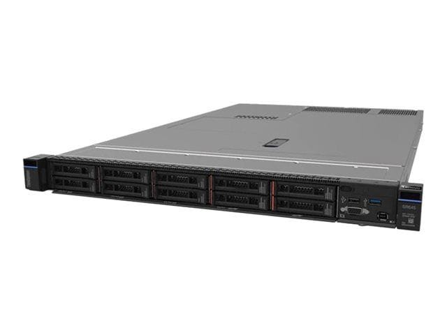 Lenovo ThinkSystem SR645 7D2X - Server - Rack-Montage - 1U - zweiweg - 1 x EPYC 7203 / 2.8 GHz - RAM 32 GB - SAS - Hot-Swap 6.4