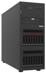 Lenovo ThinkSystem ST250 V2 7D8F - Server - Tower - 4U - 1-Weg - 1 x Xeon E-2334 / 3.4 GHz - RAM 16 GB - Hot-Swap 8.9 cm (3.5&qu