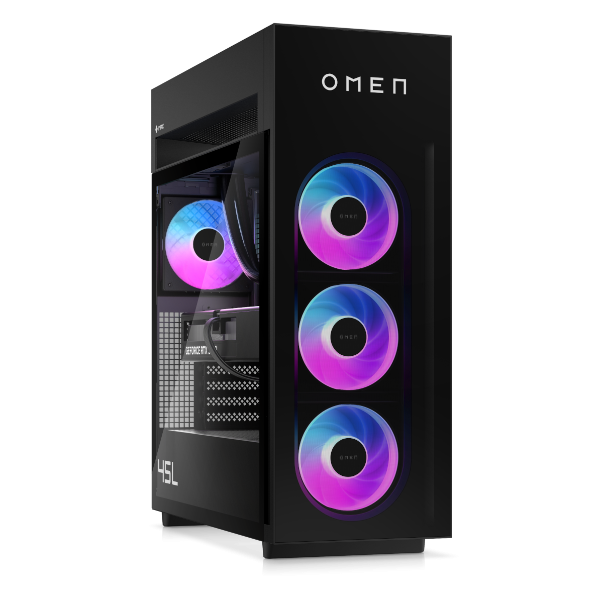 OMEN MAX by HP 45L Gaming Desktop PC GT23-0170ng AMD Ryzen 7 9800X3D, 64GB RAM, 2TB SSD, NVIDIA RTX 5080, Win11