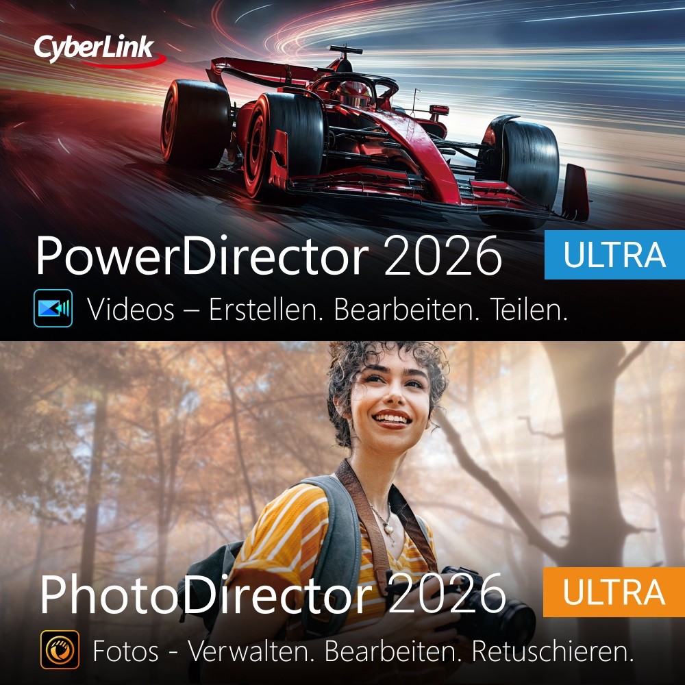 Cyberlink PowerDirector 2026 Ultra & PhotoDirector 2026 Ultra