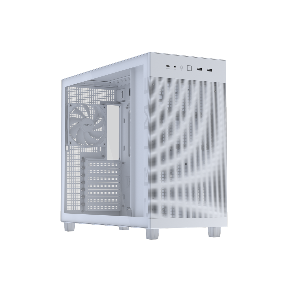 ASUS Prime AP303 TG White | PC-Gehäuse