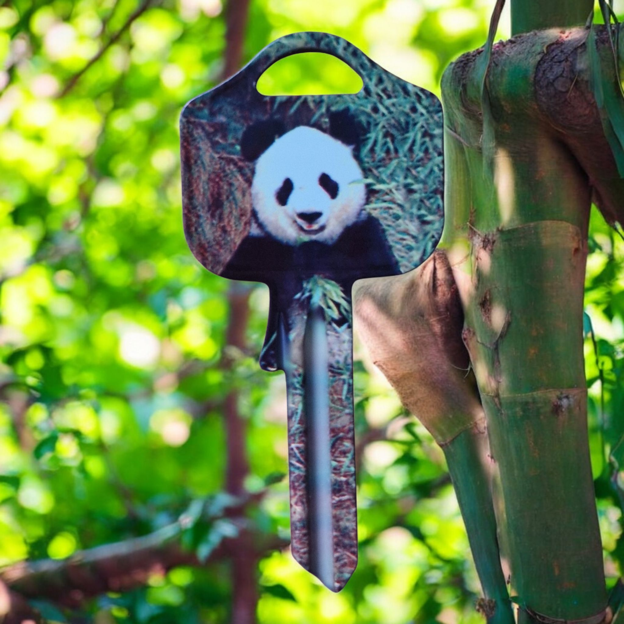 Schlüsselrohling „Panda"