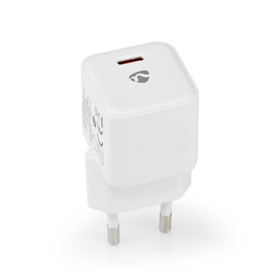 Nedis Netzladegerät 20 W 1.67 A / 2.22 A / 3.0 A - Anzahl der Ausgänge: 1, USB-C™, Automatische Spannungswahl